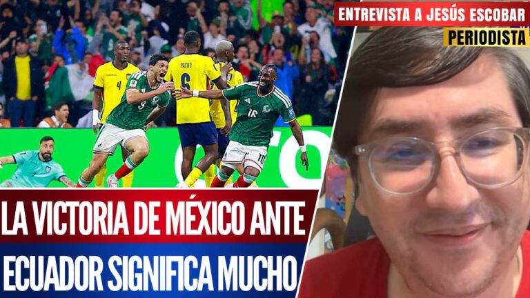 Entrevista | Perdió la ultraderecha de Salinas Pliego y Noboa con Ecuador: Jesús Escobar Tovar