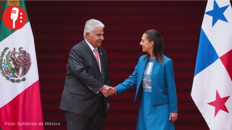 Sheinbaum recibe al presidente José Raúl Mulino; dialogarán sobre el Canal de Panamá
