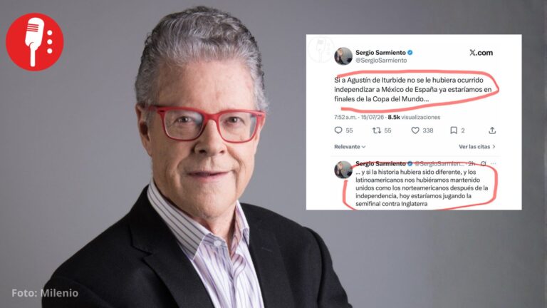 Sarmiento lamenta que México se independizara de España; “estaríamos en la final del Mundial”, dice