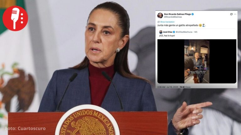 Sheinbaum exhibe a Salinas Pliego por pedir al ICE deportar mexicanos: “Es un insulto a los migrantes”