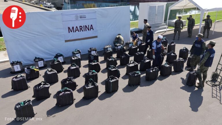 Semar intercepta 1.5 toneladas de cocaína en Chiapas; hay 5 detenidos