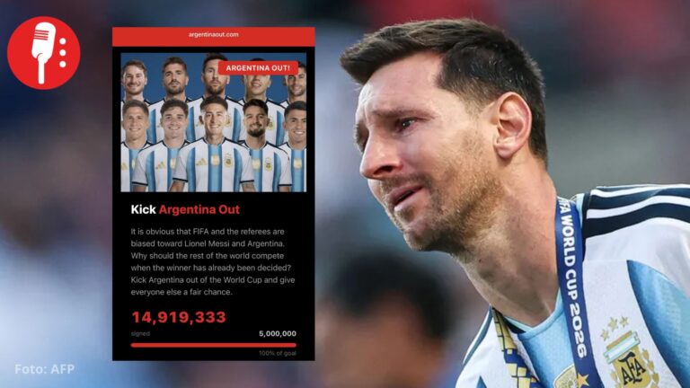 23 millones de personas han firmado para “sacar” a Argentina de los Mundiales