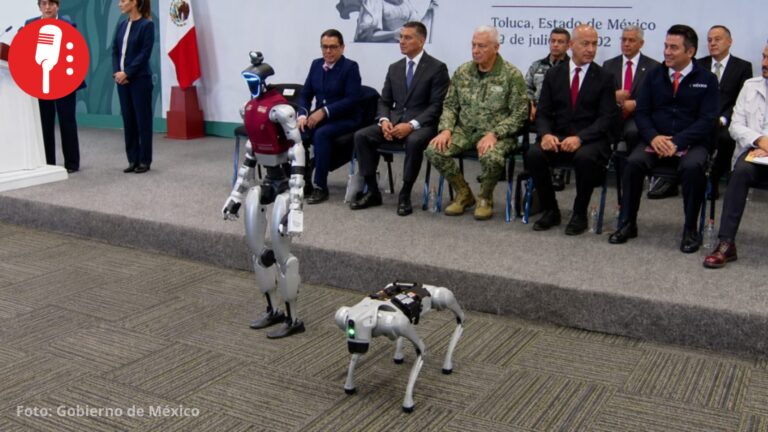 Presentan a CeCi y K5, los robots con IA que reforzarán la seguridad en el Edomex