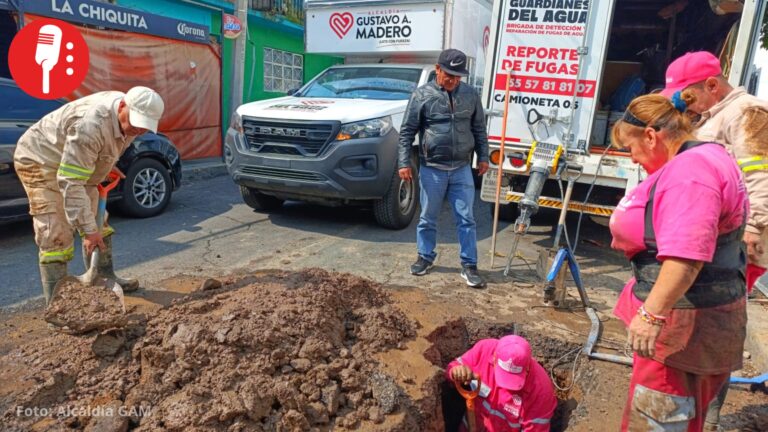 Alcaldía GAM atiende fugas de agua en Cuautepec en menos de 24 horas