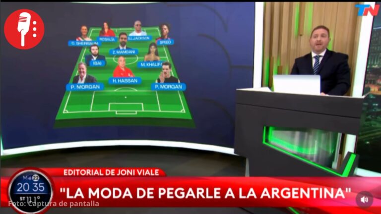 TV argentina pone a Sheinbaum, Mamdani y Mia Khalifa en su “equipo” de la argentinofobia