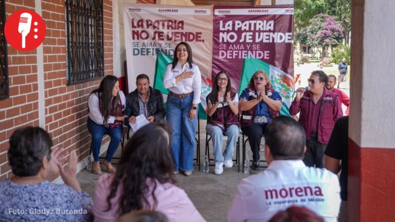 Desde Tiripetío, Gladyz Butanda llama a defender la transformación en Michoacán