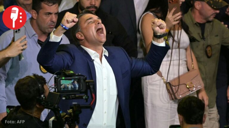 Flávio Bolsonaro oficializa su candidatura a la presidencia de Brasil