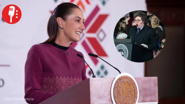 Sin pruebas, Milei acusa a México de “campaña antiargentina”; Sheinbaum lo desmiente