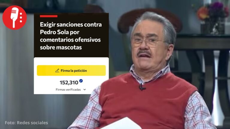 Petición para que haya sanciones contra Pedro Sola rebasa las 152 mil firmas