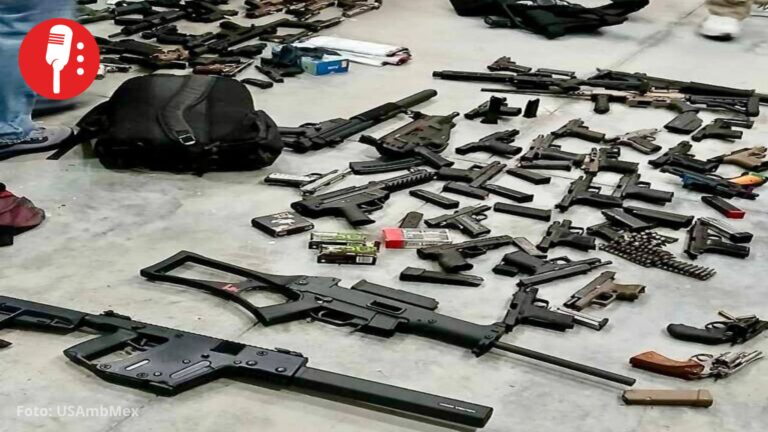 Decomisan 138 armas que serían enviadas ilegalmente a México desde EUA