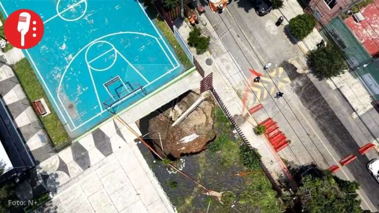 Alcaldía Gustavo A. Madero aclara origen de socavón en Deportivo Gertrudis Sánchez