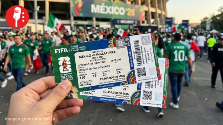 Boletos para México vs Inglaterra alcanzan los 2.3 millones de pesos en reventa