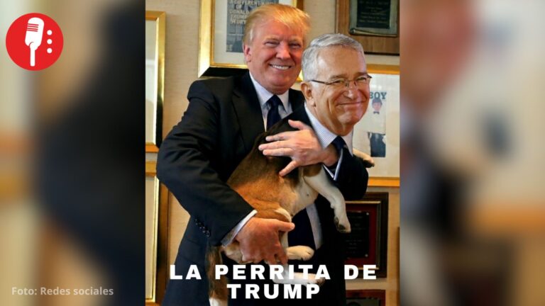 Ya pasó un mes y Salinas Pliego sigue sin negar que es “La Perrita de Trump”
