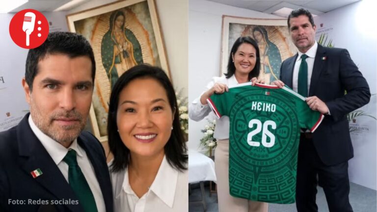 Verástegui pide a Keiko Fujimori que no invite a Sheinbaum a toma de protesta