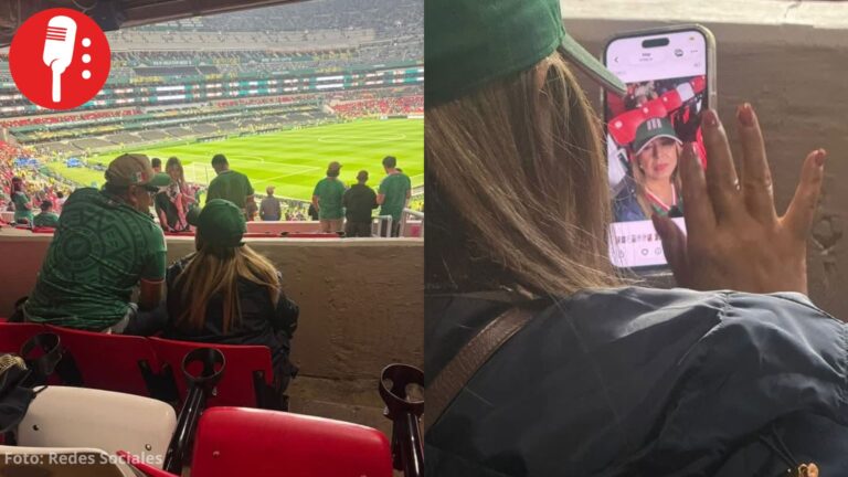 Alcaldesa de Cuautitlán presume zona VIP del Estadio Azteca