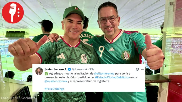 Alito Moreno dijo que fue invitado al palco del Mundial, pero Javier Lozano le agradece la invitación