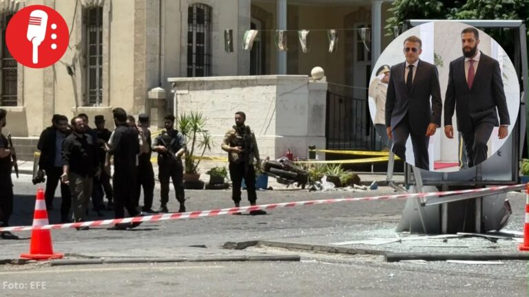 Explosiones en Damasco dejan 18 heridos durante visita oficial de Emmanuel Macron