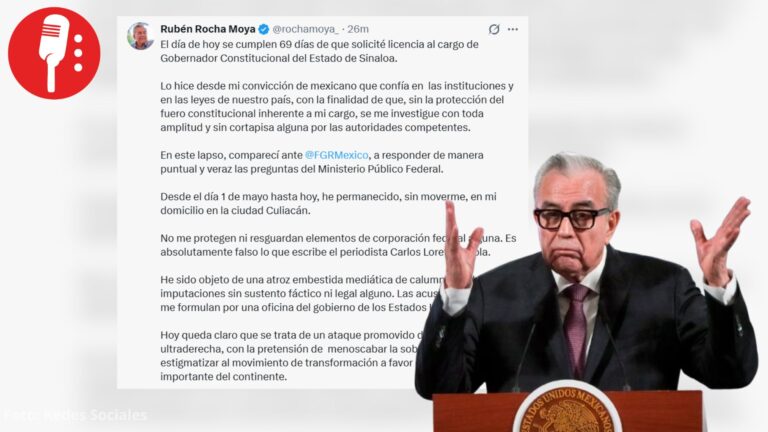 Rubén Rocha Moya reaparece tras 69 días de licencia y rechaza acusaciones