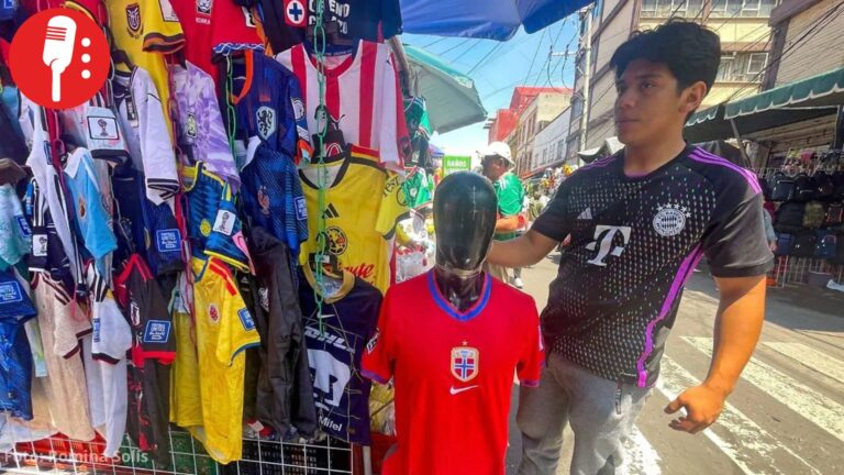 La playera de Noruega desbanca a México y se agota en Tepito por furor mundialista