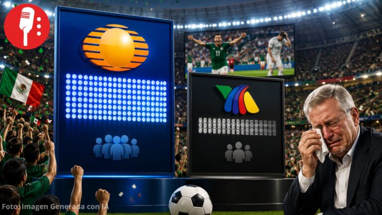 Televisa le gana a TV Azteca en transmisión de México vs Inglaterra con 20 millones de espectadores