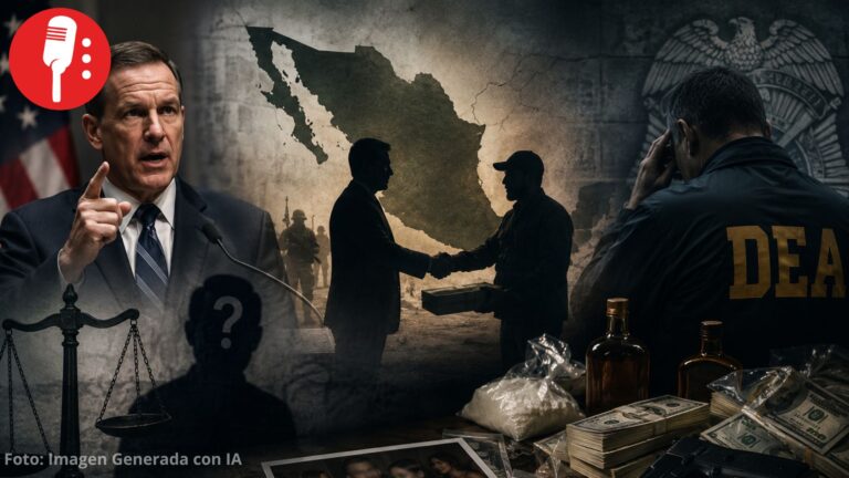 Terry Cole acusa relación entre México y narcotráfico sin presentar pruebas mientras DEA carga con historial de corrupción