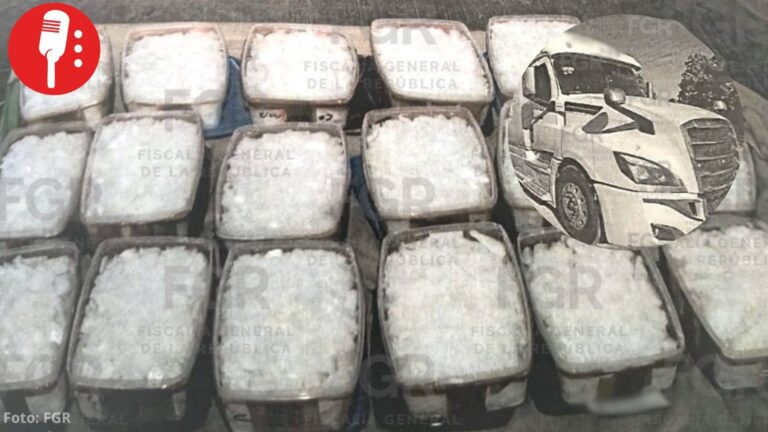 Prisión preventiva a hombre que transportaba tres toneladas de metanfetamina en Sonora