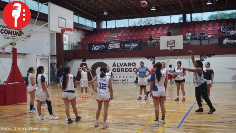Álvaro Obregón impulsa a jóvenes basquetbolistas con entrenamiento de exjugador de la NBA