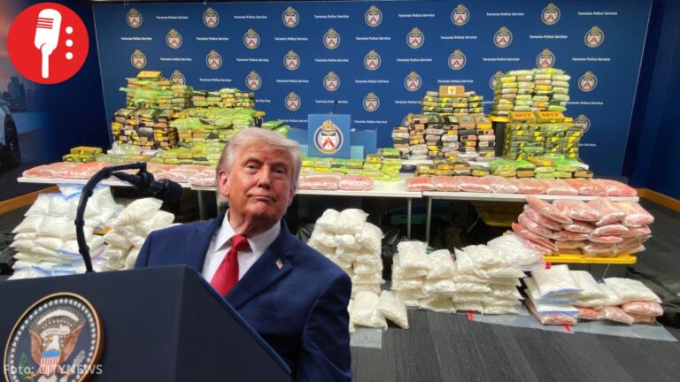 Canadá decomisa 1.7 toneladas de droga procedente de EUA; exhibe el doble discurso de Trump