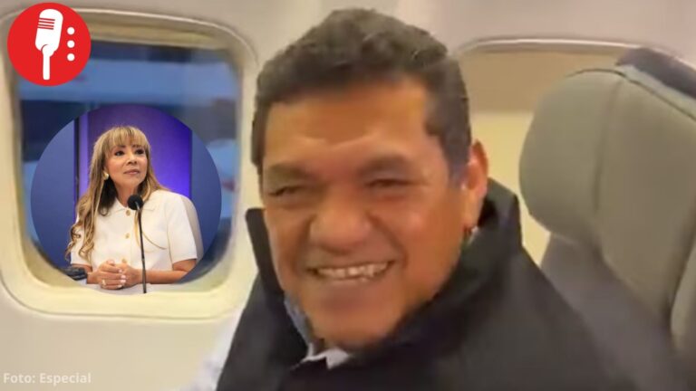 Lorena Beaurregard acusa a Javier May de viajar en lujo, pero ella iba en el mismo vuelo