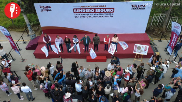 Arranca construcción de Sendero Seguro en Toluca