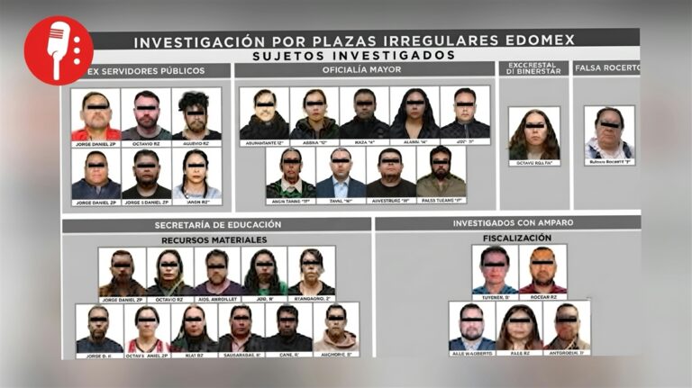 Vinculan a proceso a 28 funcionarios por vender plazas falsas de maestros en Edomex