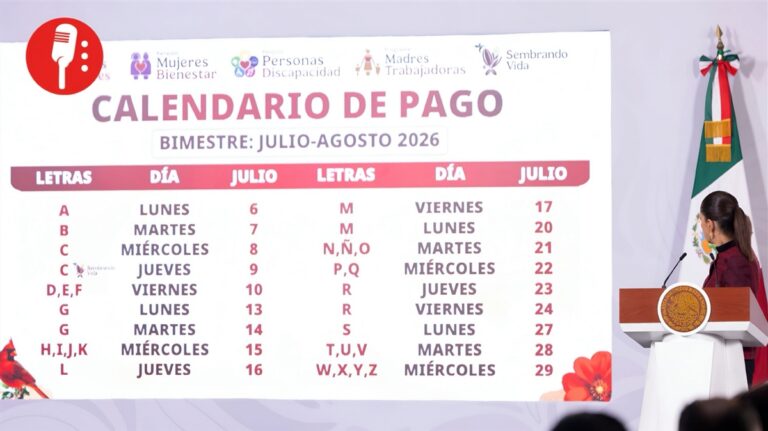 Hoy inició el depósito de Pensiones del Bienestar para Julio-Agosto