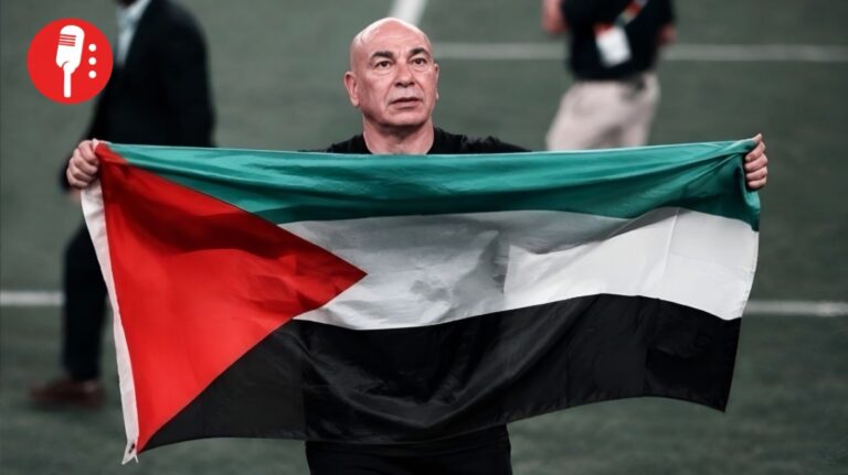 Hassan clama por Palestina antes de medirse a Messi