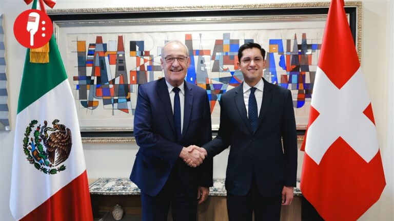 El presidente de Suiza llega a México para reunirse con Sheinbaum