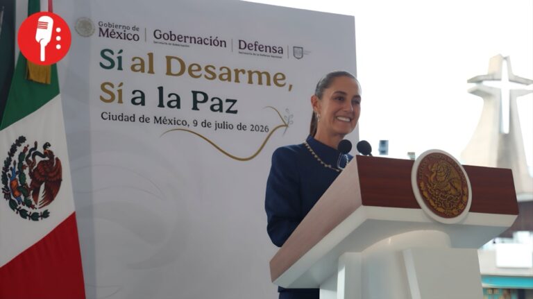 Sheinbaum exige a EUA frenar el tráfico de armas hacia México
