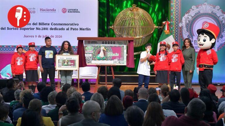 La Lotería Nacional le dedica un billete a Merlín, el pato querido del Mundial