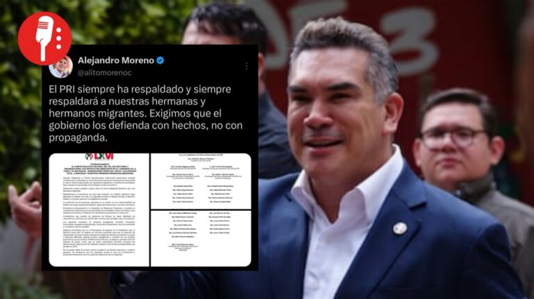PRI usa luto migrante para atacar a Sheinbaum