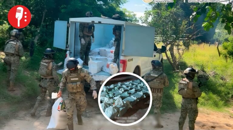 Marina asegura 834 kilos de cocaína en Chiapas