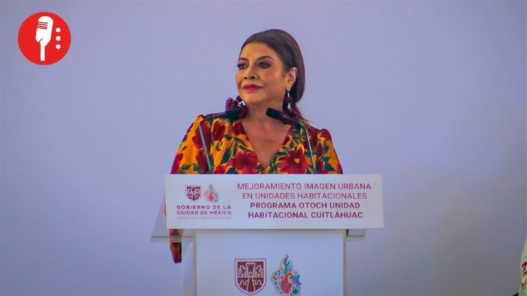La Jefa de Gobierno, Clara Brugada, rehabilita la unidad habitacional Cuitláhuac en la alcaldía Iztapalapa