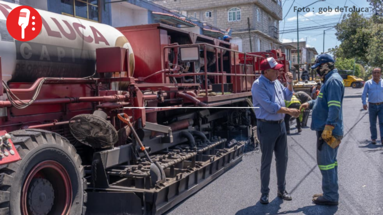 “Diablo Dragón” hace posible el programa de pavimentación más importante en la historia de Toluca