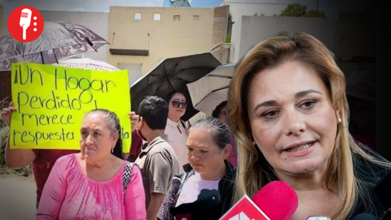 Familias desplazadas de Moris exhiben indiferencia de Maru Campos; exigen vivienda digna