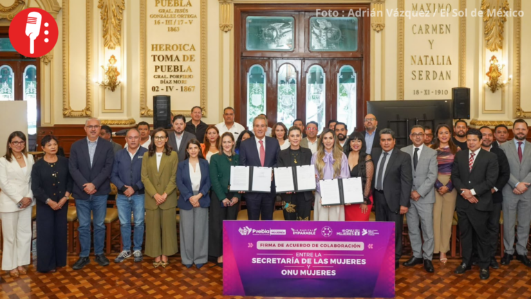 Pepe Chedraui firma alianza con onu mujeres para impulsar sistema de cuidados intercultural en puebla