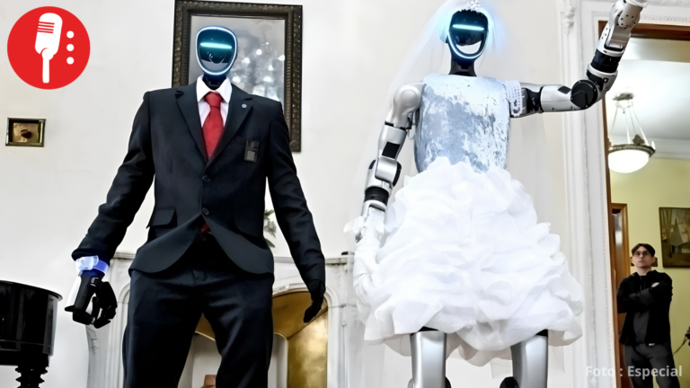 De la IA al altar: Moscú celebra la primera boda entre robots humanoides