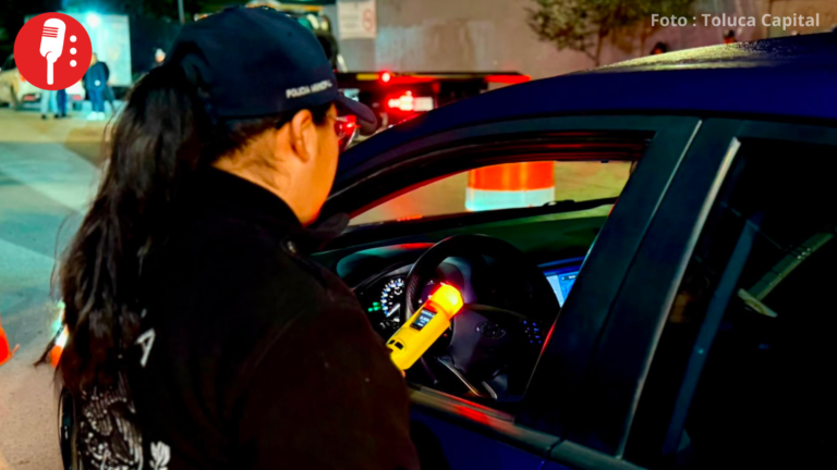 Toluca mantendrá vigente el programa Conduce sin Alcohol durante las vacaciones