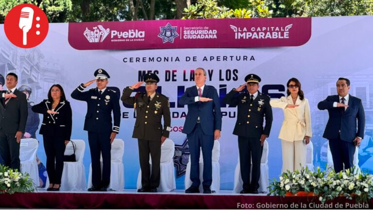 Puebla Capital conmemora con ceremonia el Mes de las y los Policías de la Ciudad