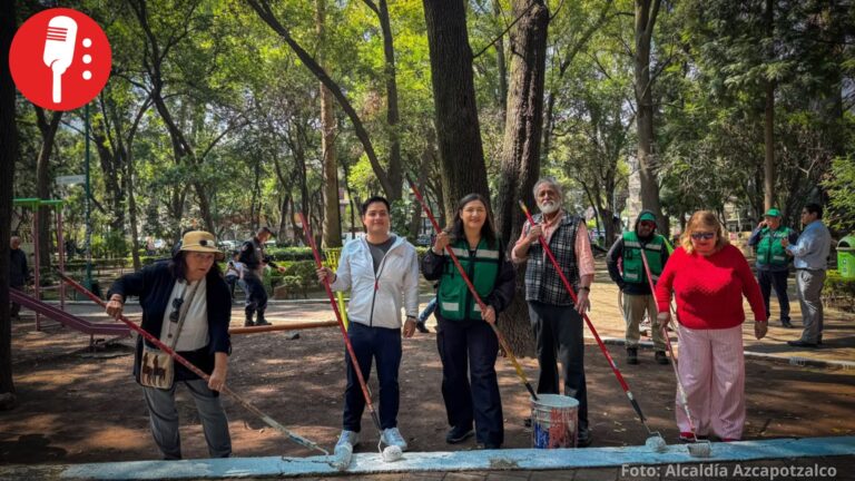 Recuperan el Parque de la China con jornada de mantenimiento en Clavería