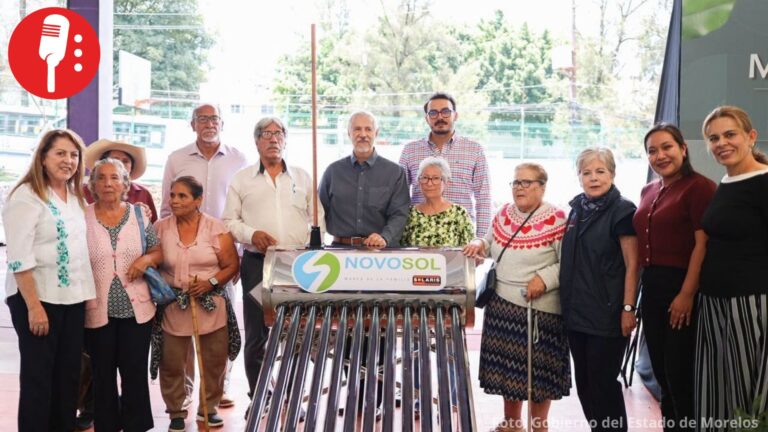 Morelos reparte 234 calentadores solares y promete ahorros de hasta $600 al mes