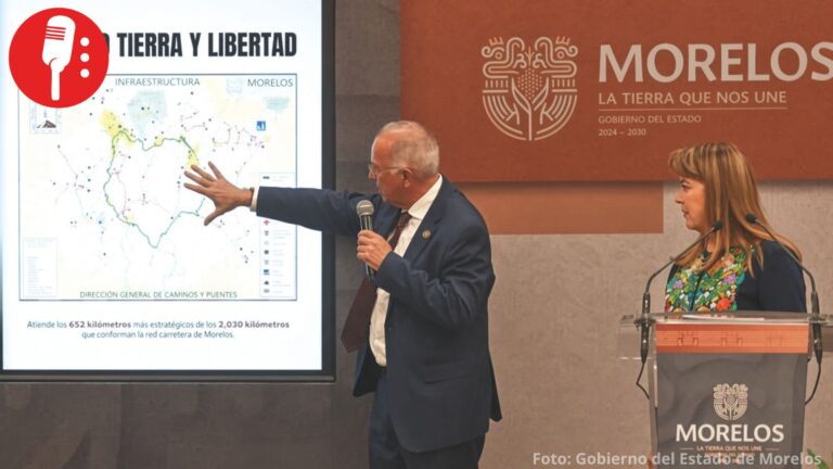 Morelos rehabilita 283 km de carreteras y promete duplicar la cifra antes de 2027