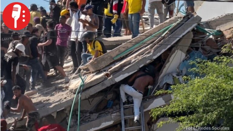 México lamenta la muerte de dos connacionales en sismo de Colombia