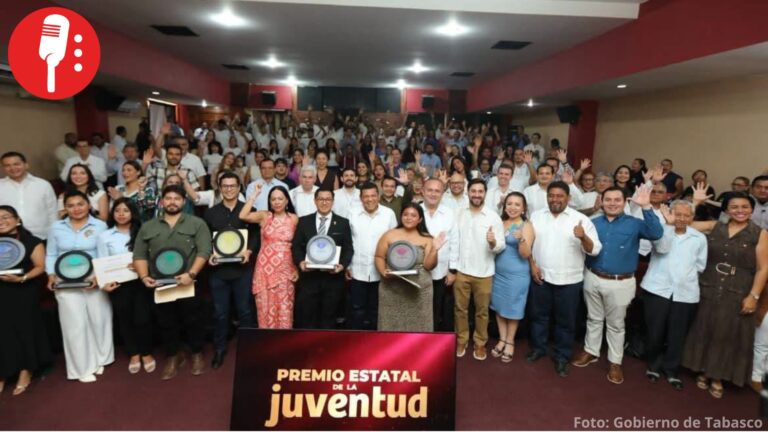 “La verdadera riqueza de Tabasco está en sus jóvenes”: May entrega Premio Estatal 2026